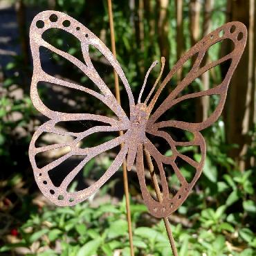 Edelrost Animal Papillon Filigranne 52 cm Connecteur Décorer Décoration  Rouille Noble Jardin