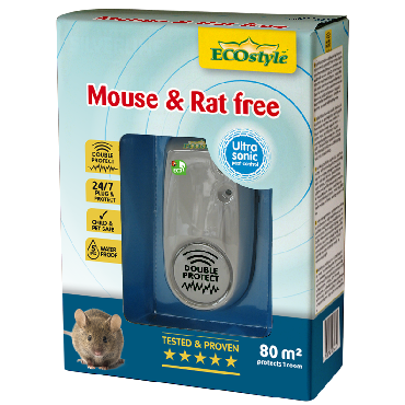 Répulsif à ultrasons souris et rats free 130 m2